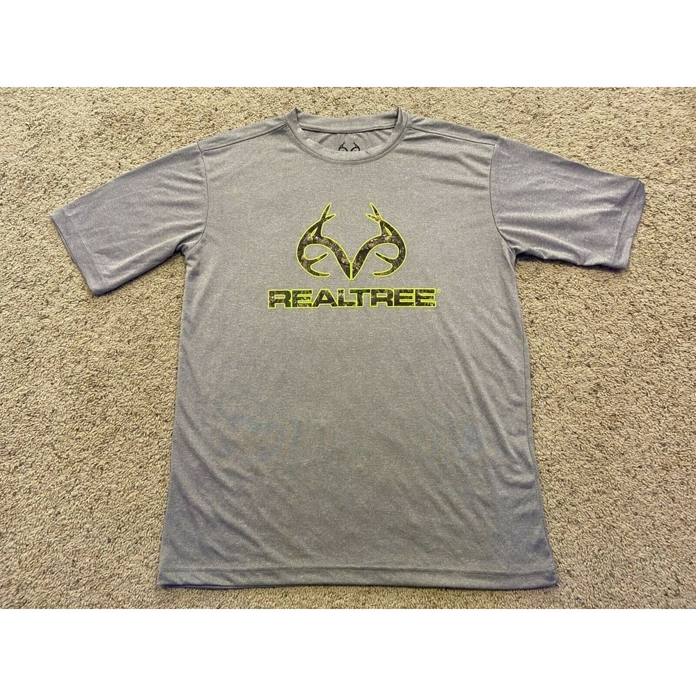 REALTREE by Mountainaire size M Men's T SHIRT Gray Z22